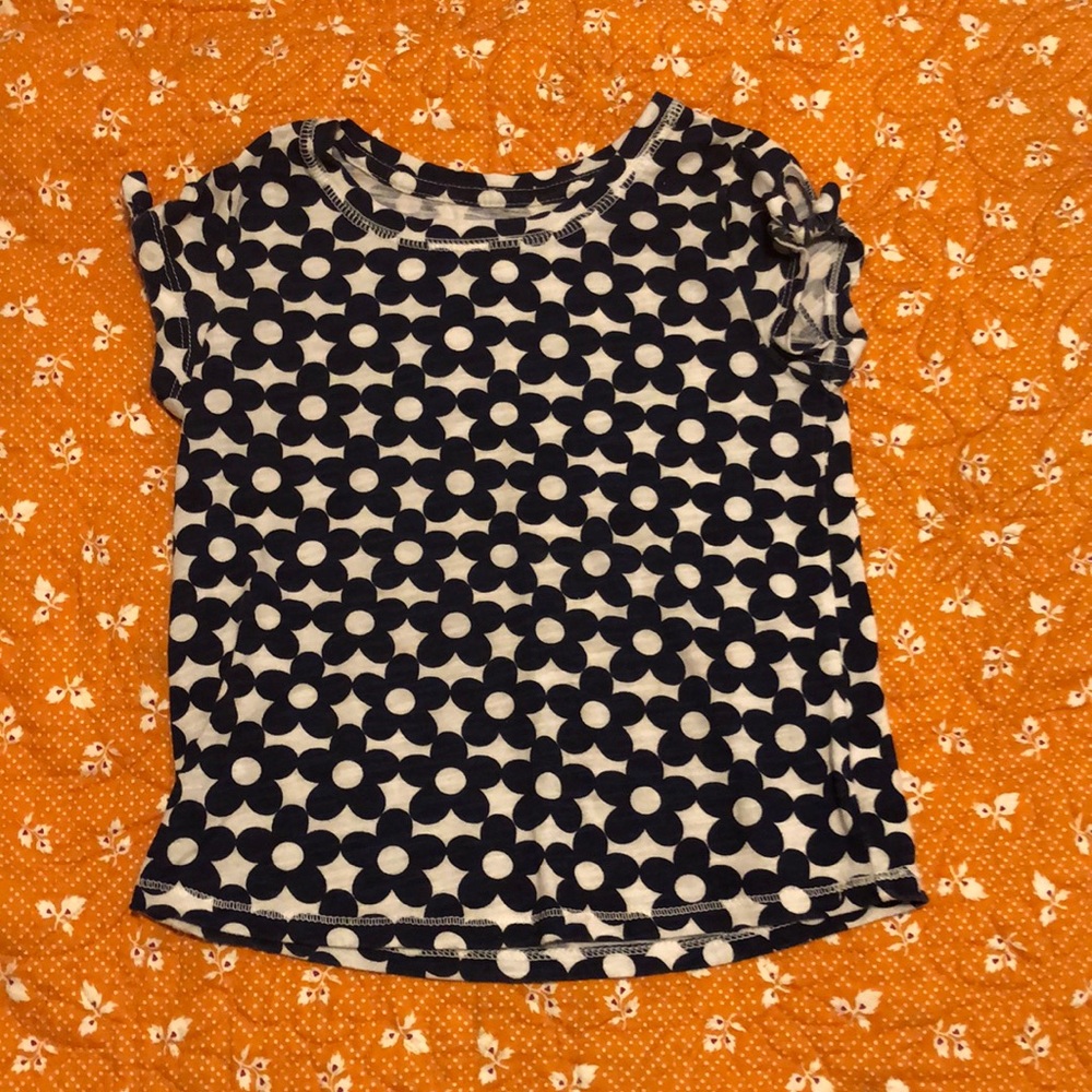 Girls flower tee